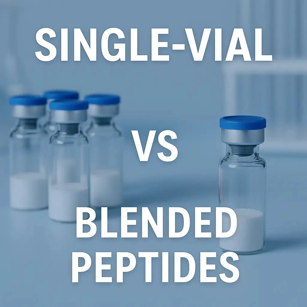 Why Single-Vial Peptides Offer More Reliable Results Than Blended Formulas