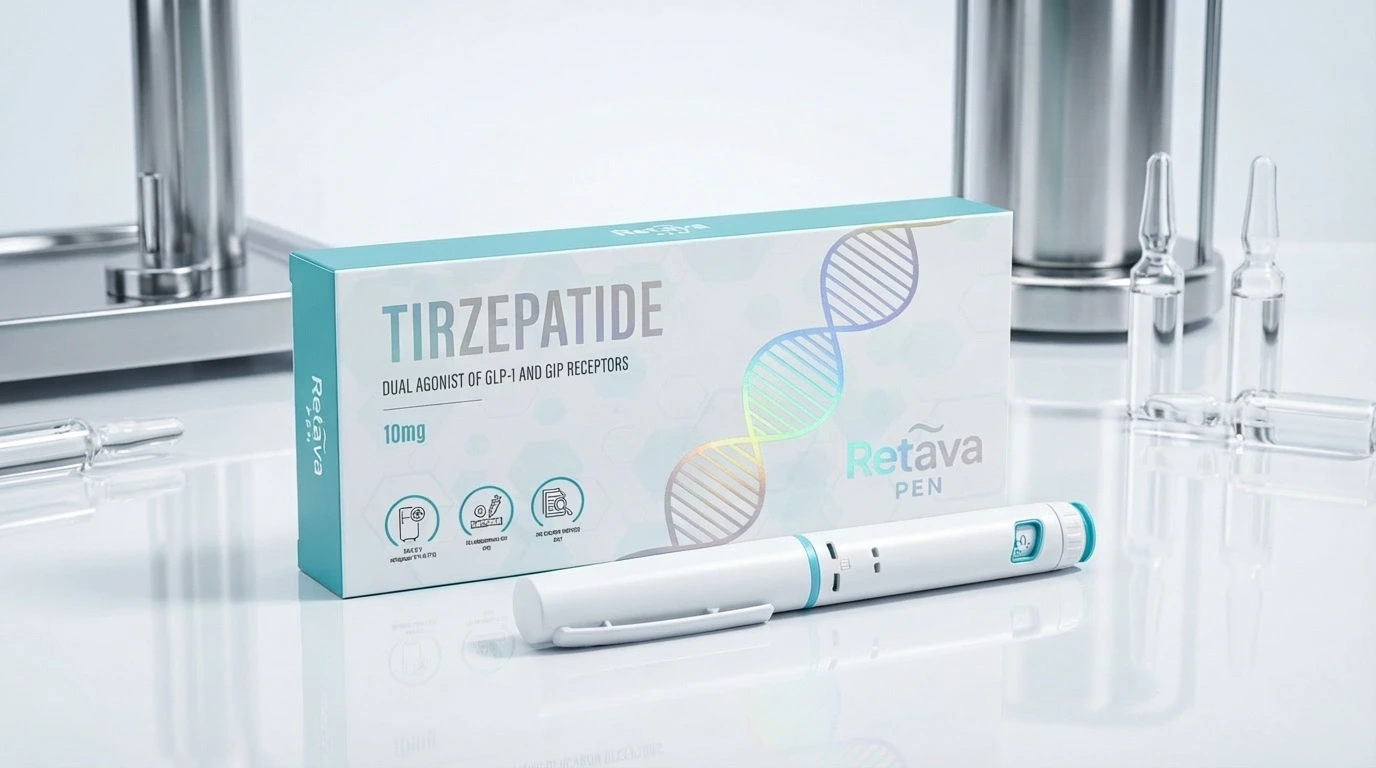 Retava Tirzepatide 10mg product image 1