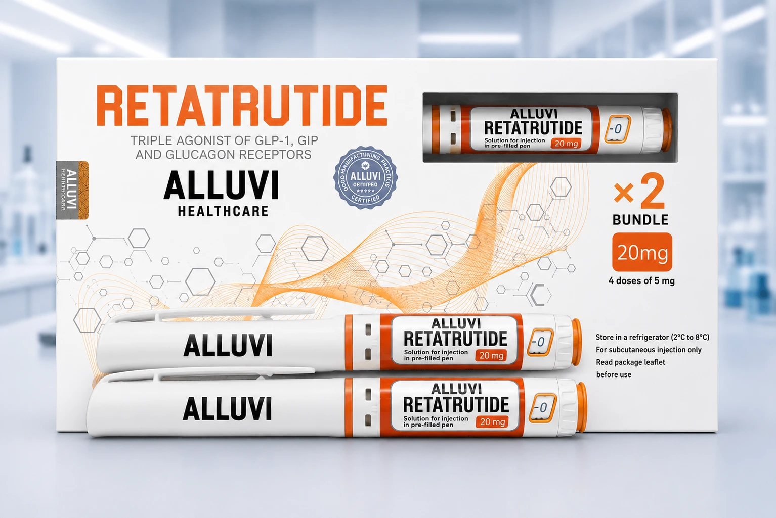 Alluvi Retatrutide 20mg Pen ×2 Bundle